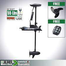 Black Haswing 12v 55lbs 54 Bow Mount Electric Trolling Motor Wireless Remote Ebay Electric Trolling Motor Trolling Motor Kayak Trolling Motor