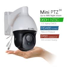 Sunba 3x Optical Zoom Mini Analog Ptz Cameras 960h 700tvl 98ft Night Vision Cctv Outdoor Secur Video Surveillance Cameras Ptz Camera Outdoor Security Camera