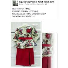 Untuk makluman tempahan untuk borong bagi kids kurung peplum kami telah pun ditutup. Baju Kurung Peplum Kids Darling Home Facebook
