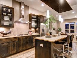 If you don't have room for an island in the center of your space, position it perpendicular to the cabinetry or a wall. Kitchen Layout Templates 6 Different Designs Hgtv