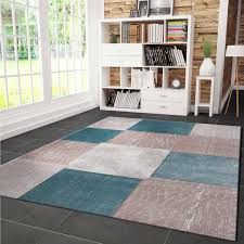 Steinteppich steinteppich ist der flexibelste boden und wandbelag aller zeiten. Florenza9471 Turkis Marmor Stein Design Teppich Vimoda Homestyle