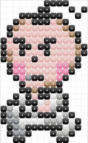 When choosing a cross stitch pattern to use for a hama bead work, always consider size. 18 Earthbound Ideas Perler Beads Perler Bead Patterns Perler