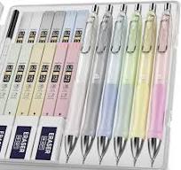 Nicpro 6Pcs Pastel Mechanical Pencil Set 0.7 mm, Cute Mechanical Pencils  with Comfort Grip with 12 Tubes HB Lead Refill, 3 Eraser, 9 Eraser Refills  ...