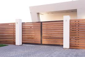 Pagar Kayu Minimalis Elegan Minimalis Rumah Minimalis Pagar Kayu