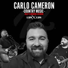 We are thrilled to welcome “Carlo Cameron” back to the Taproom. He will be 