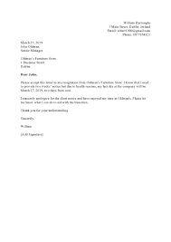Doe — with a heavy heart, i must submit my. 30 Short Notice Resignation Letters Free Templatearchive