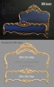 A910 Bed Luxury Cnc Model Com 3d Model For Cnc Router 3d Furniture Mit Bildern Zimmer Wohnen Schlafzimmer