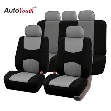 Automobiles Seat Covers Full Car Seat Cover Universal Fit Interior Accessories Protector Color Gray Car Styling Seat Covers Car Seats Bench Seat Covers