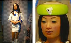 Snapshots of the Actroid robot (copyright of Aleksandar Lazinica, used...