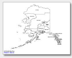 Map of radon zones in alaska based on environmental protection agency (epa) data more alaska directories: Printable Alaska Maps State Outline Borough Cities