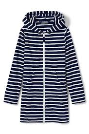 Amazon Com Lands End Little Girls Stripe Kangaroo Pocket