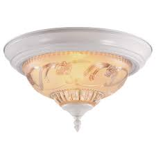 The barnes 14 inch (35.56 cm) round flush mount has a low profile design that works well in rooms and hallways with low ceiling clearance. Hampton Bay 2 Light Textured White Flush Mount Wb0372 The Home Depot