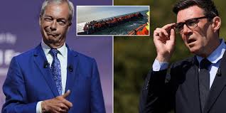 Migrant crisis: Andy Burnham 'doesn't have the guts to deal with small  boats crisis', says Nigel Farage as he slams PM over latest mega dinghy  record