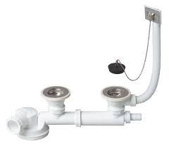 Vidage Avec Siphon Evier 2 Bacs Diam 60 Mm A Bouchon Leroy Merlin
