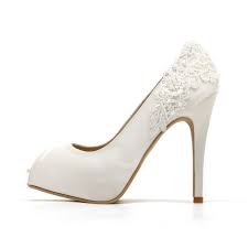 Wedding Shoes Fit For A Princess Shop Now At Christyng Com Wedding Shoes Lace White Heels Wedding Bridal Heels