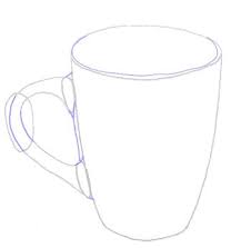 How To Draw A Tea Cup Step 4 Tea Cup Drawing Coffee Cup Drawing Tea Cups
