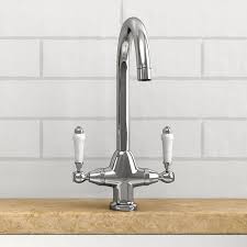 dual lever traditional kitchen tap