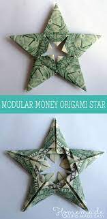 Tips for cutting back this christmas disclaimer: Modular Money Origami Star From 5 Bills How To Fold Step By Step