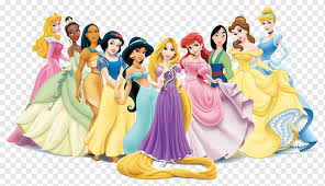 Disney Princesses Rapunzel Belle Cinderella Princess Jasmine Beast Disney Princess Cartoon Doll Princess Png Pngwing