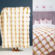 Check spelling or type a new query. Anthropologie Bedding Anthropologie Coren Faux Fur Throw Blanket Poshmark
