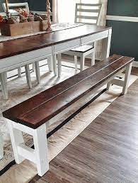 See how we used a reclaimed beadboard door to build a garden bench and matching table. Diy Farmhouse Bench For Dining Table The Perfectly Imperfect Life