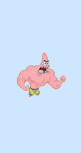 Aesthetic patrick and other fine things. Super Strong Patrick Spongebob Wallpaper Cartoon Wallpaper Iphone Cartoon Wallpaper