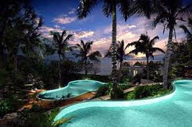 Capella Sentosa Singapore Singapore Hotels Pool At Night Hotel