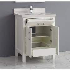 Shop joss & main for stylish 28 inch bathroom vanity to match your unique tastes and budget. Spa Bathe Calumet 28 In Bathroom Vanity Ca28wht Ssc Lowe S Canada