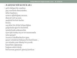 Ii Yeni Siiri Fethiye Mehmet Erdogan Anadolu Lisesi Mucahid Sercek Ppt Indir