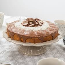 kuchen mit karibikflair unser saftiger ruhrkuchen mit leckeren bounty riegeln schmeckt im sommer besonders gut wie auch du den karibikgeschmack zu dir