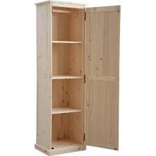 Très pratique, cette armoire 2 portes, toute penderie, offre un grand volume de rangement pour un encombrement minimal. Armoire 1 Porte En Bois Brut Pret A Peindre