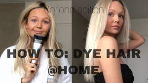Can i wash my hair after coloring? Dye Hair Home Quarantine Edition Syoss Wash Out Platin Blond Youtube