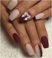 Coffin nails sound scary but they're sexy. Matte Burgundy Coffin Nail Ideas Delivers An Impressive Matte Appeal Page 48 Chic Cuties Blog