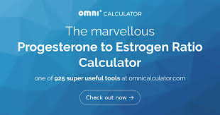 Progesterone To Estrogen Ratio Calculator Omni