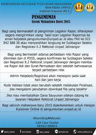 Maybe you would like to learn more about one of these? Padjadjaran Care On Twitter Pengumuman Untuk Maba Unpad 2015 Bagi Yang Bermasalah Dengan Pengiriman Legalisir Rapor Dan Perbedaan Nilai Rapor Http T Co Exelrvj89z