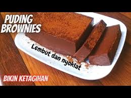 Maka puding siap untuk disajikan; Membuat Puding Roti Tawar Chocolatos Metode All In One Lembut Dan