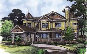 Search our extensive collection of victorian house plans highlighted with a stylistic approach to the history and features of this ever popular 19th century architectural home design. Plan 6421hd Playful Hexagonal Victorian Design Victorian House Plans Victorian Homes Victorian Style Homes