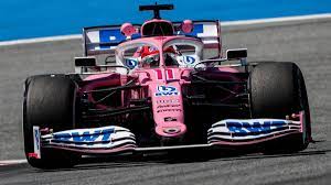 Sergio perez came close to retiring his car from sunday's azerbaijan grand prix before snatching a late victory after red bull formula 1 teammate max verstappen's tyre failure. Sergio Perez Puts Racing Point Top Of The Practice Timesheets Eurosport