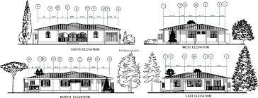 4 bedroom house plan for ghana, togo, benin, sierra leone, liberia, and all african countries. Proposed 4 Bedroom House Design In Pdf Cad 4 Mb Bibliocad