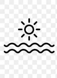 Sun clipart transparent background black and white. Rising Sun On The Sea Sun Cartoon Sun Clipart Png Transparent Clipart Image And Psd File For Free Download Black Background Images Water Icon Cartoon Rose