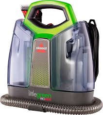 Bissell Little Green Proheat Pet Not Spraying Water Bissell Little Green Proheat Corded Handheld Deep Cleaner Titanium With Chacha Lime Accents 2513g Best Buy