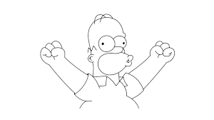 Homer simpson drawings