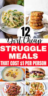 12 Budget Friendly Recipes That Cost 1 Per Person Cheap Healthy Meals Cheap Meal Plans Meals