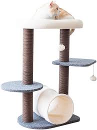 # push down the cactus to ensure all joints are secure. Amazon Com Petpals Cat Tree Cat Tower For Activity With Tunnel And Toy Ball Gray 17 Inch L 13 Inch W 29 In H Pet S Cat Tree Cool Cat Trees Cat Tree Condo