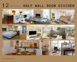 Indoor outdoor set of 4 (17 x 17) square decorative throw pillows weather resistant, made of. 12 Most Charming Half Wall Room Divider Ideas That Could Inspire You Kellyhogan