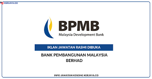 In a statement today, it said the. Bank Pembangunan Malaysia Berhad Jawatan Kosong