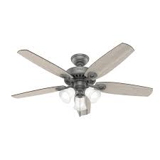 Grey Blades Ceiling Fan Hunter