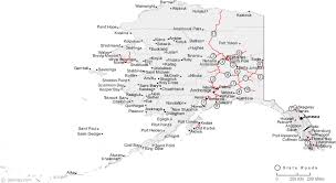 Roads, highways, streets and buildings on satellite photos. Map Of Alaska Cities Alaska Road Map
