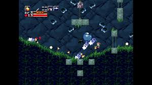 You can also save your game and continue from where you left off. Cave Story