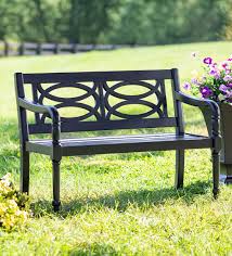 Find the perfect patio furniture & backyard decor at hayneedle, where you can buy online while you explore our room designs and curated looks for tips, ideas & inspiration to help you along the way. Hampton Eucalyptus Wood Garden Bench Black Plowhearth